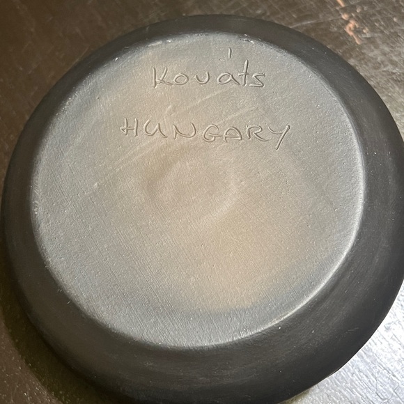 Clay candlestick holder from Hungary - Picture 2 of 3